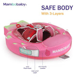 Mambobaby Yüzme Simidi - Pitaya, Emniyetli, Gölgelikli ve Ayak Destekli