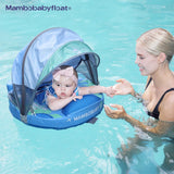 Mambobaby Yüzme Simidi - Planet, Emniyetli, Gölgelikli ve Ayak Destekli