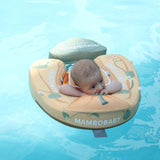 Mambobaby Yüzme Simidi - Pumpkin, Emniyetli, Gölgelikli ve Ayak Destekli