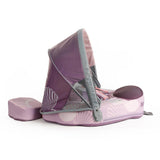 Mambobaby Yüzme Simidi - Purple Seashell, Emniyetli, Gölgelikli ve Ayak Destekli