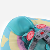 Mambobaby Yüzme Simidi - Rainbow, Emniyetli, Gölgelikli ve Ayak Destekli