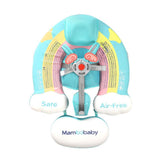 Mambobaby Yüzme Simidi - Rainbow, Emniyetli, Gölgelikli ve Ayak Destekli