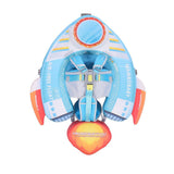 Mambobaby Yüzme Simidi - Rocketship, Emniyetli, Gölgelikli ve Ayak Destekli