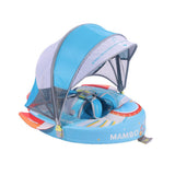 Mambobaby Yüzme Simidi - Rocketship, Emniyetli, Gölgelikli ve Ayak Destekli