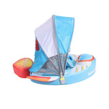 Mambobaby Yüzme Simidi - Rocketship, Emniyetli, Gölgelikli ve Ayak Destekli
