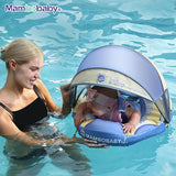 Mambobaby Yüzme Simidi - Sailing, Emniyetli, Gölgelikli ve Ayak Destekli