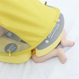 Mambobaby Yüzme Simidi - Sarı Uğur Böceği, Emniyetli, Gölgelikli ve Ayak Destekli