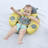 Mambobaby Yüzme Simidi - Sarı Uğur Böceği, Emniyetli, Gölgelikli ve Ayak Destekli