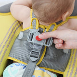 Mambobaby Yüzme Simidi - Sarı Uğur Böceği, Emniyetli, Gölgelikli ve Ayak Destekli