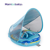Mambobaby Yüzme Simidi - Ship, Emniyetli, Gölgelikli ve Ayak Destekli