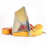 Mambobaby Yüzme Simidi - T-Rex, Emniyetli, Gölgelikli ve Ayak Destekli