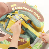 Mambobaby Yüzme Simidi - Tembel Hayvan, Emniyetli, Gölgelikli ve Ayak Destekli