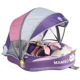 Mambobaby Yüzme Simidi - Unicorn, Emniyetli, Gölgelikli ve Ayak Destekli
