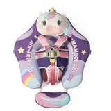 Mambobaby Yüzme Simidi - Unicorn, Emniyetli, Gölgelikli ve Ayak Destekli