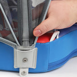 Mambobaby Yüzme Simidi - USA Flag, Emniyetli, Gölgelikli ve Ayak Destekli