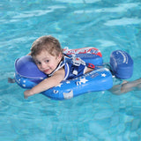 Mambobaby Yüzme Simidi - USA Flag, Emniyetli, Gölgelikli ve Ayak Destekli