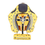 Mambobaby Yüzme Simidi - Yellow Leopard, Emniyetli, Gölgelikli ve Ayak Destekli