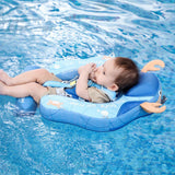 Mambobaby Yüzme Simidi - Yengeç, Emniyetli, Gölgelikli ve Ayak Destekli