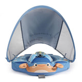 Mambobaby Yüzme Simidi - Yengeç, Emniyetli, Gölgelikli ve Ayak Destekli