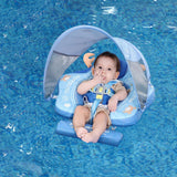 Mambobaby Yüzme Simidi - Yengeç, Emniyetli, Gölgelikli ve Ayak Destekli