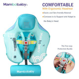 Mambobaby Yüzme Simidi - Green Constract, Emniyetli, Gölgelikli ve Ayak Destekli