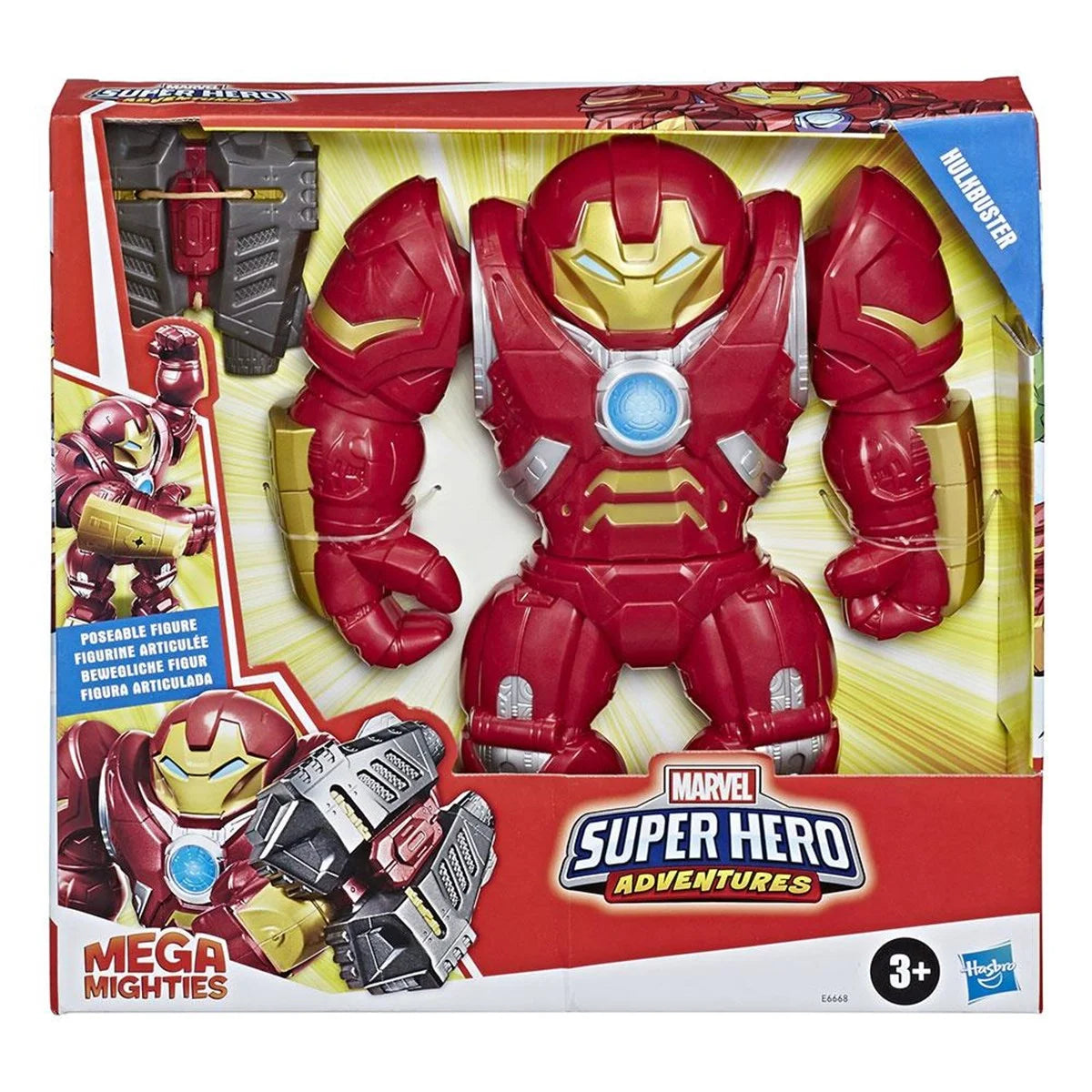 Marvel Super Hero Adventures Mega Mighties Hulkbuster Figür E6668 | Toysall