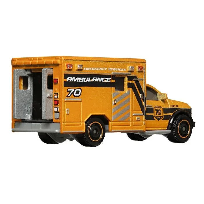 Matchbox 70. Yıla Özel Tekli Arabalar 2019 Ram Ambulance HMV12-HMV17 | Toysall