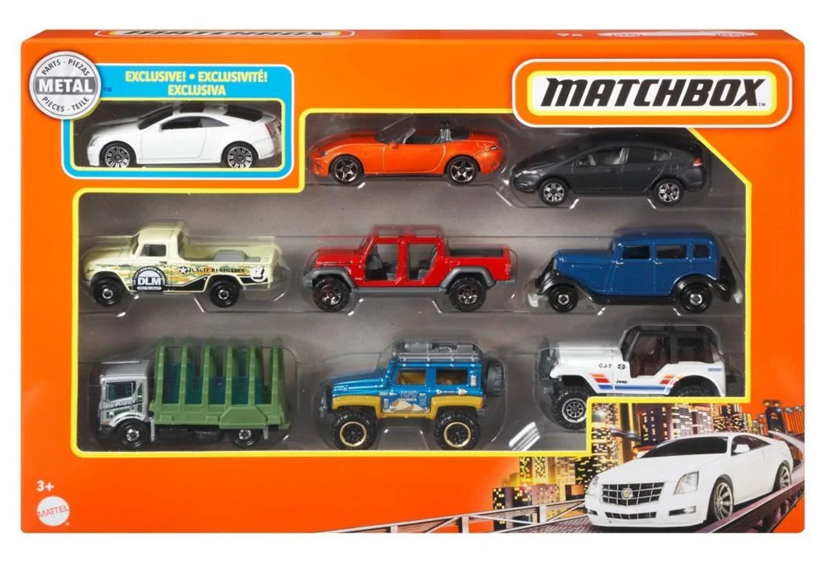 Matchbox 9’lu Araba Seti X7111-GVY62 | Toysall