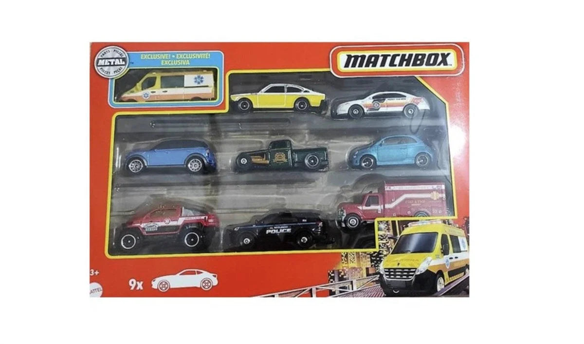 Matchbox 9’lu Araba Seti  X7111-HFL54 | Toysall