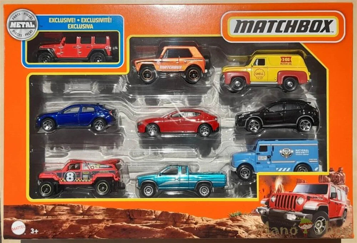 Matchbox 9’lu Araba Seti X7111-HFL55 | Toysall