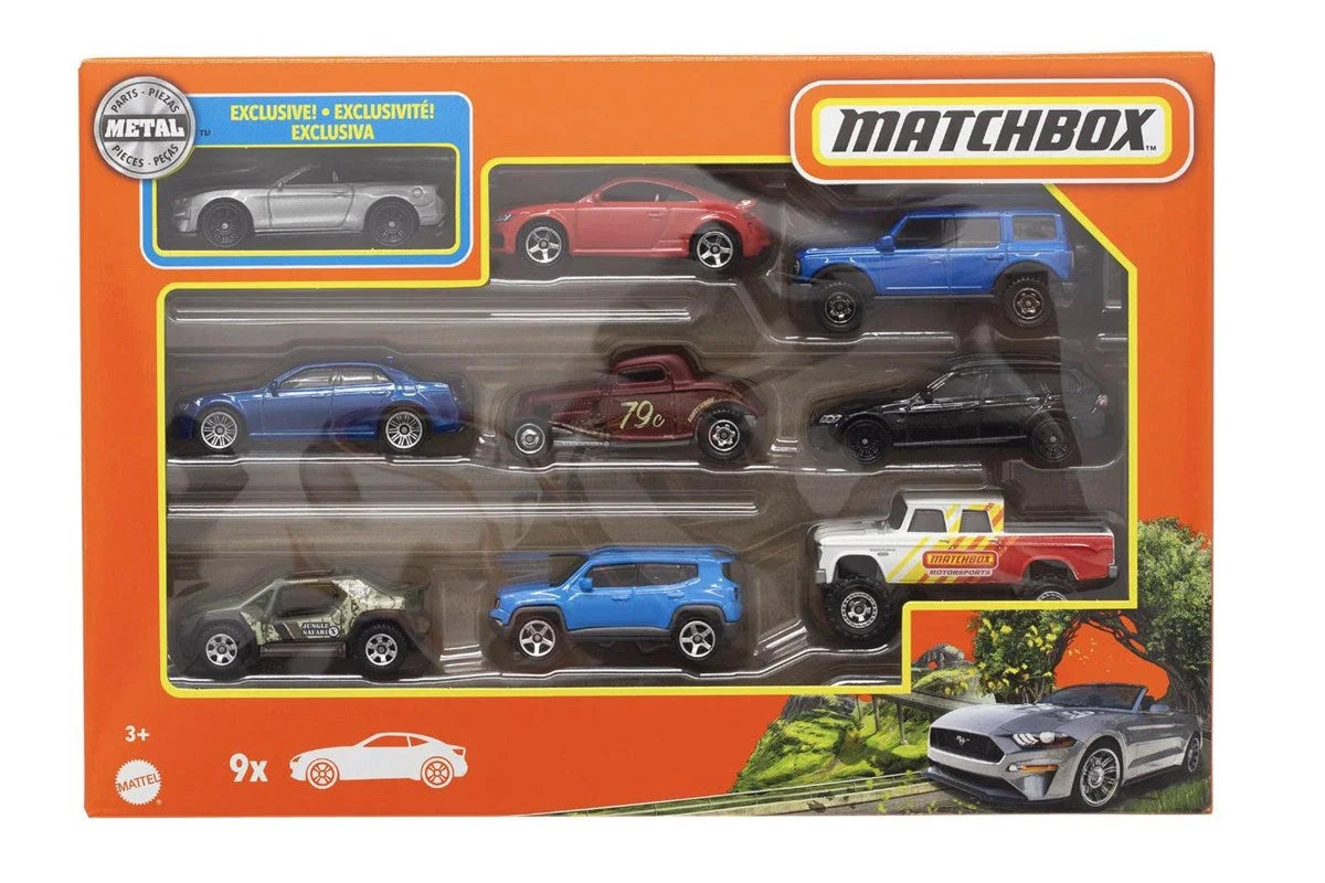 Matchbox 9’lu Araba Seti  X7111-HFL60 | Toysall