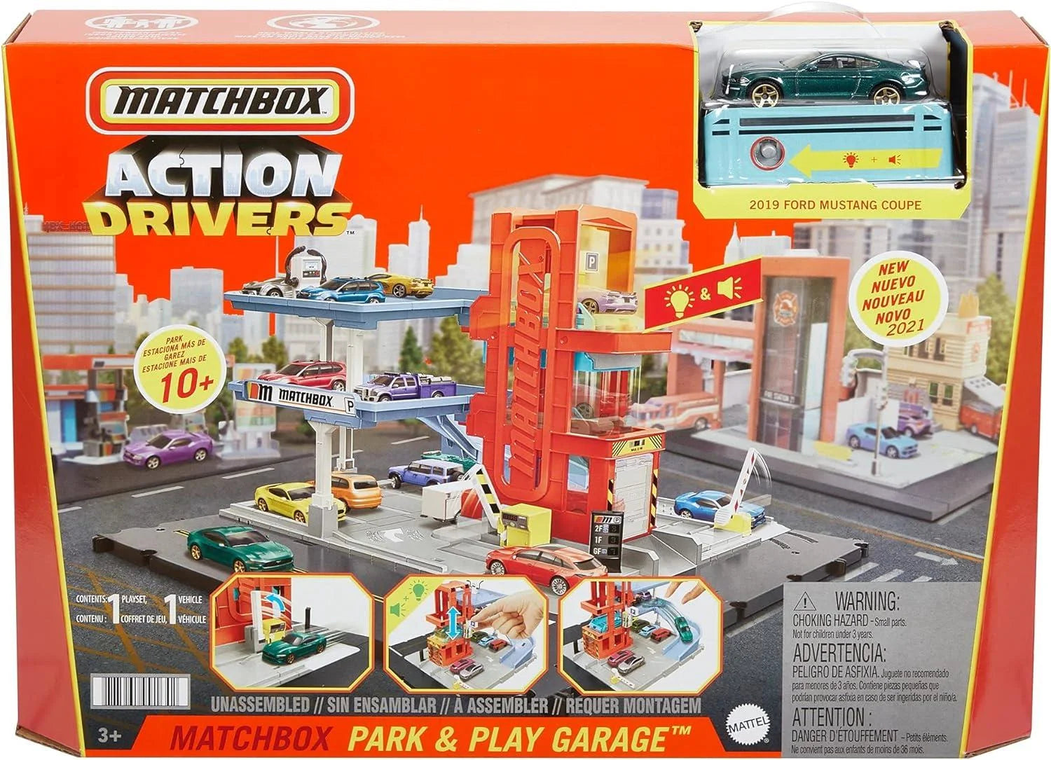 Matchbox Aksiyon Sürücüleri - Otopark Garaj Oyun Seti HBD74-HBL60 | Toysall