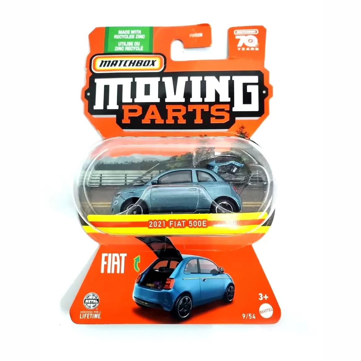 Matchbox Moving Parts Arabalar - 2021 Fiat 500E FWD28-HLF94 | Toysall