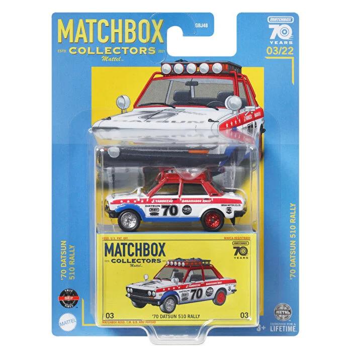 Matchbox Premium Arabalar - 70 Datsun 510 Rally GBJ48-HLJ58 | Toysall