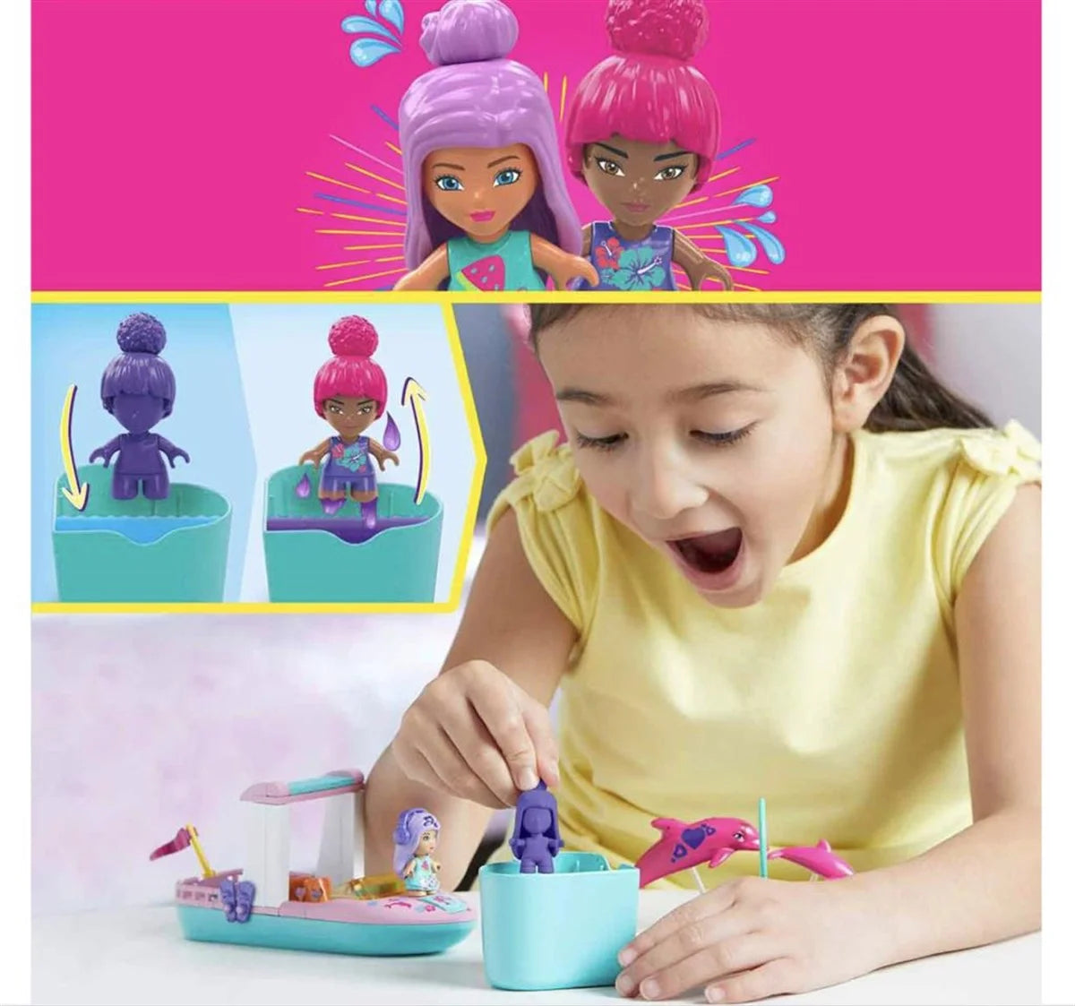 MEGA Barbie Color Reveal Yunus Keşfi Yapı Seti HHW83 | Toysall