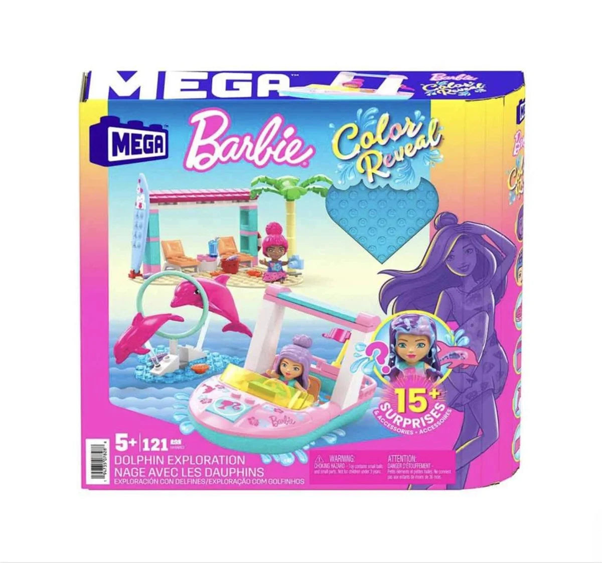 MEGA Barbie Color Reveal Yunus Keşfi Yapı Seti HHW83 | Toysall