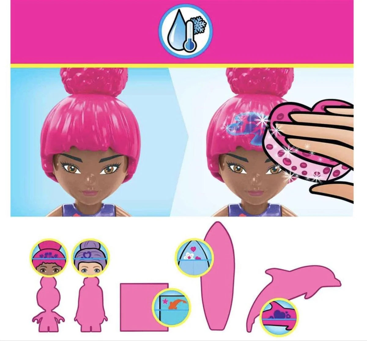 MEGA Barbie Color Reveal Yunus Keşfi Yapı Seti HHW83 | Toysall