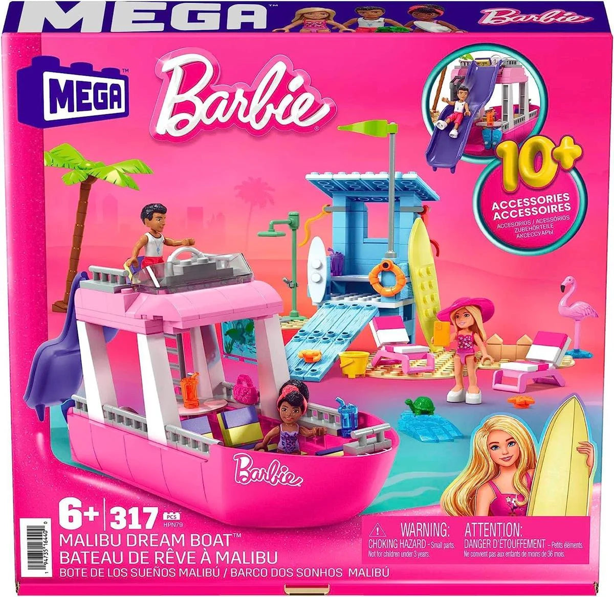 MEGA Barbie Malibu Rüya Teknesi HPN79 | Toysall