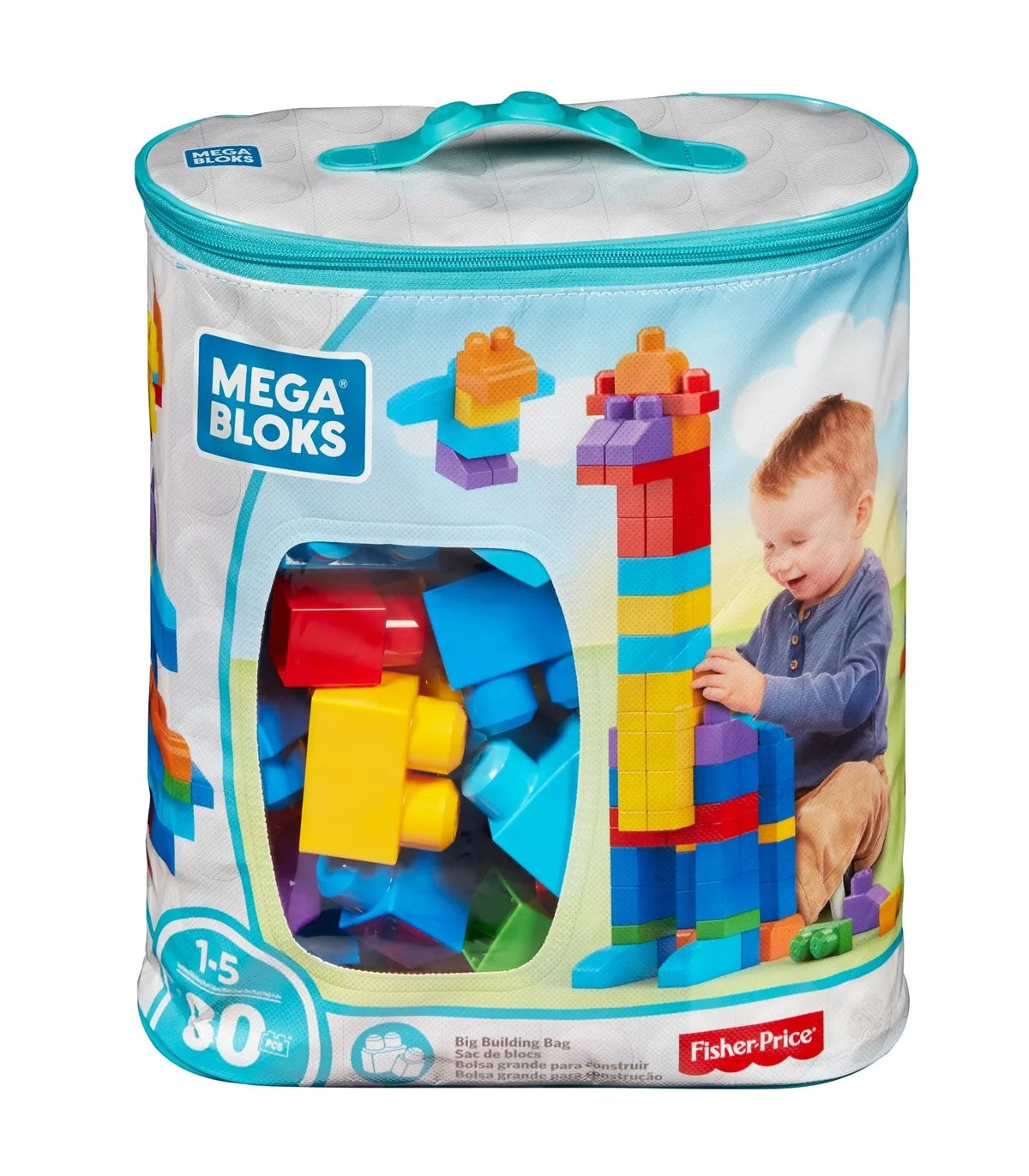 Mega Bloks 80'li Blok Torbaları-Mavi CYP72-DCH63 | Toysall