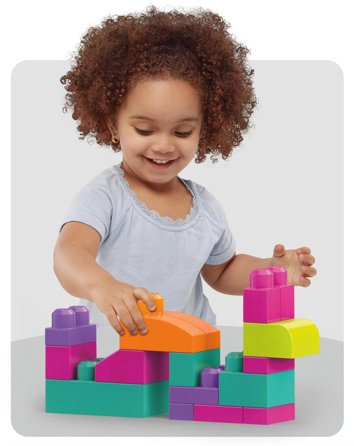 Mega Bloks 80'li Blok Torbaları-Pembe CYP72-DCH62 | Toysall