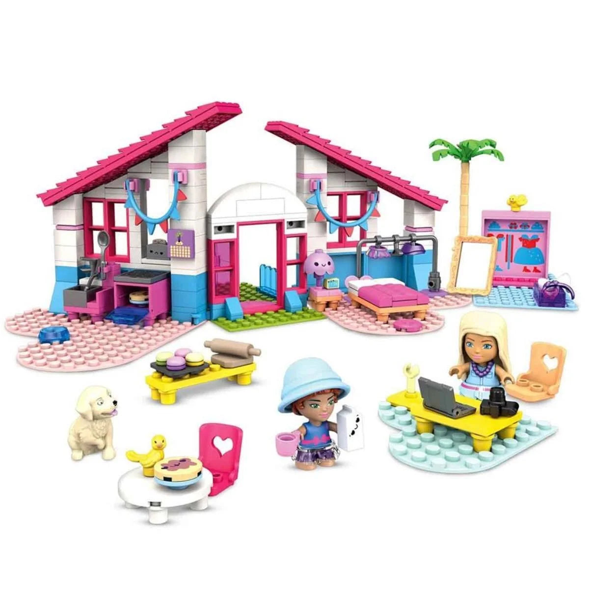 Mega Bloks Barbie'nin Malibu Evi GWR34 | Toysall