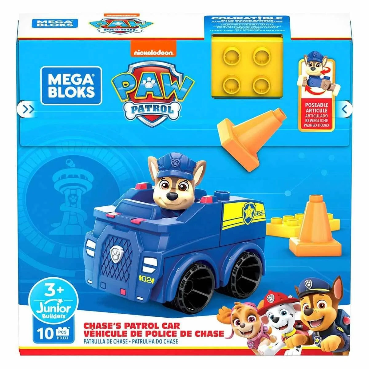 Mega Bloks PAW Patrol Chase'in Arabası HDJ33 | Toysall