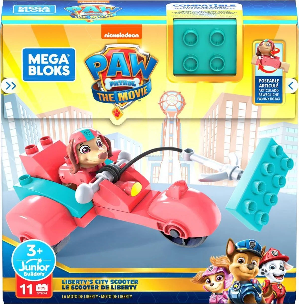 Mega Bloks PAW Patrol Liberty'nin Scooterı GYH94 | Toysall