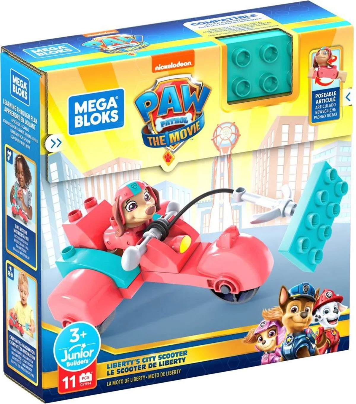 Mega Bloks PAW Patrol Liberty'nin Scooterı GYH94 | Toysall