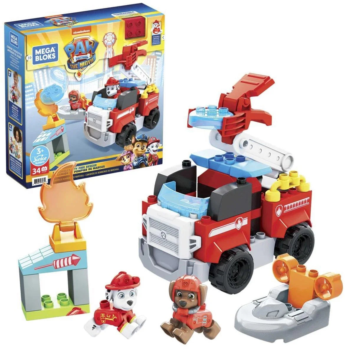 Mega Bloks PAW Patrol Marshall'ın İtfaiye Kamyonu  GYJ01 | Toysall