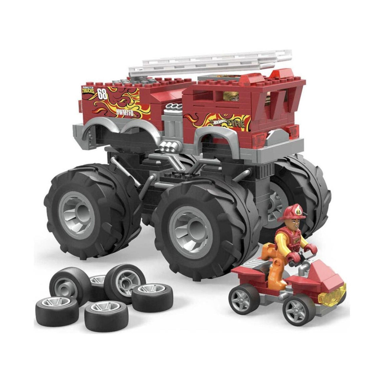 MEGA Hot Wheels Monster Truck İtfaiye Aracı HHD19 | Toysall