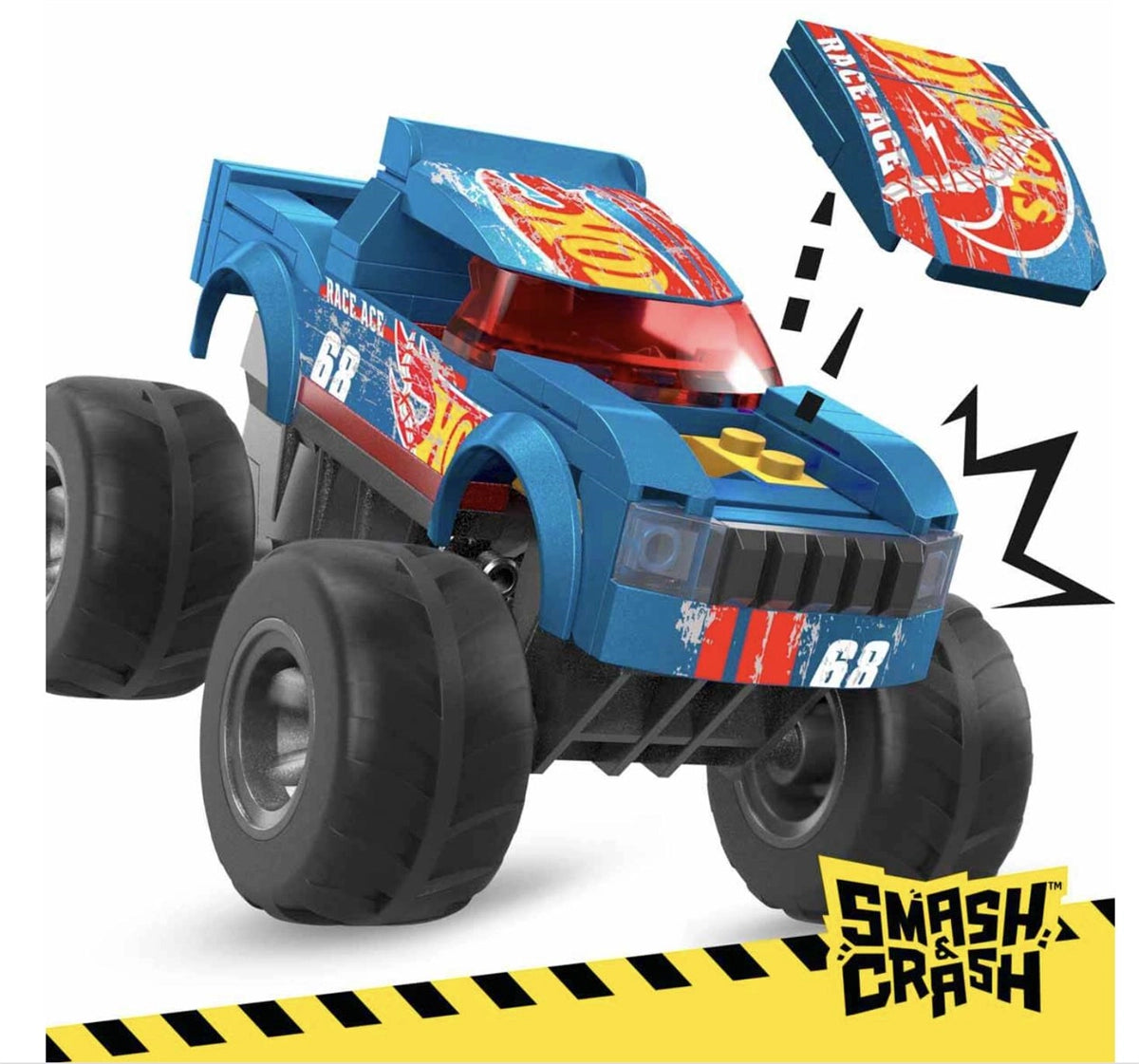 MEGA Hot Wheels Smash N Crash Monster Truck HMM49 | Toysall