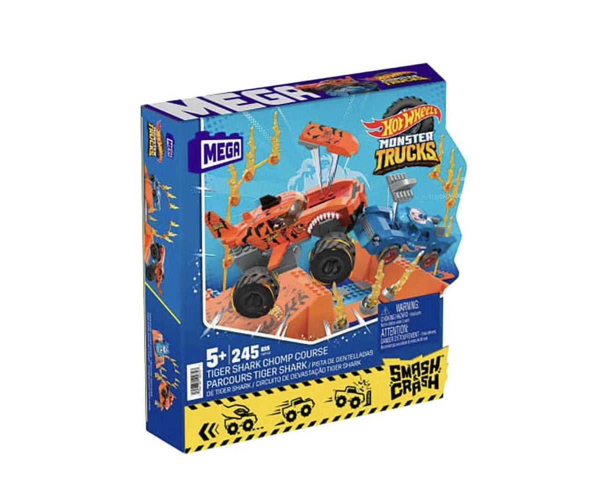 MEGA Hot Wheels Smash N Crash Tiger Shark Çarpışma Pisti HKF88 | Toysall