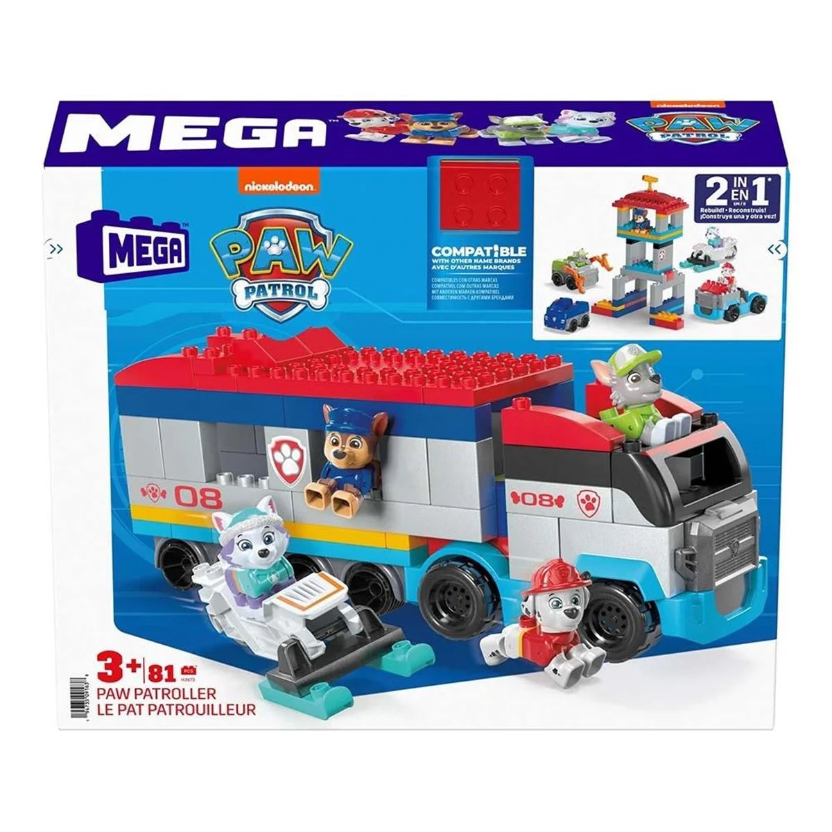 Mega Paw Patrol Dönüştürülebilir Dev Kamyon HJN73 | Toysall