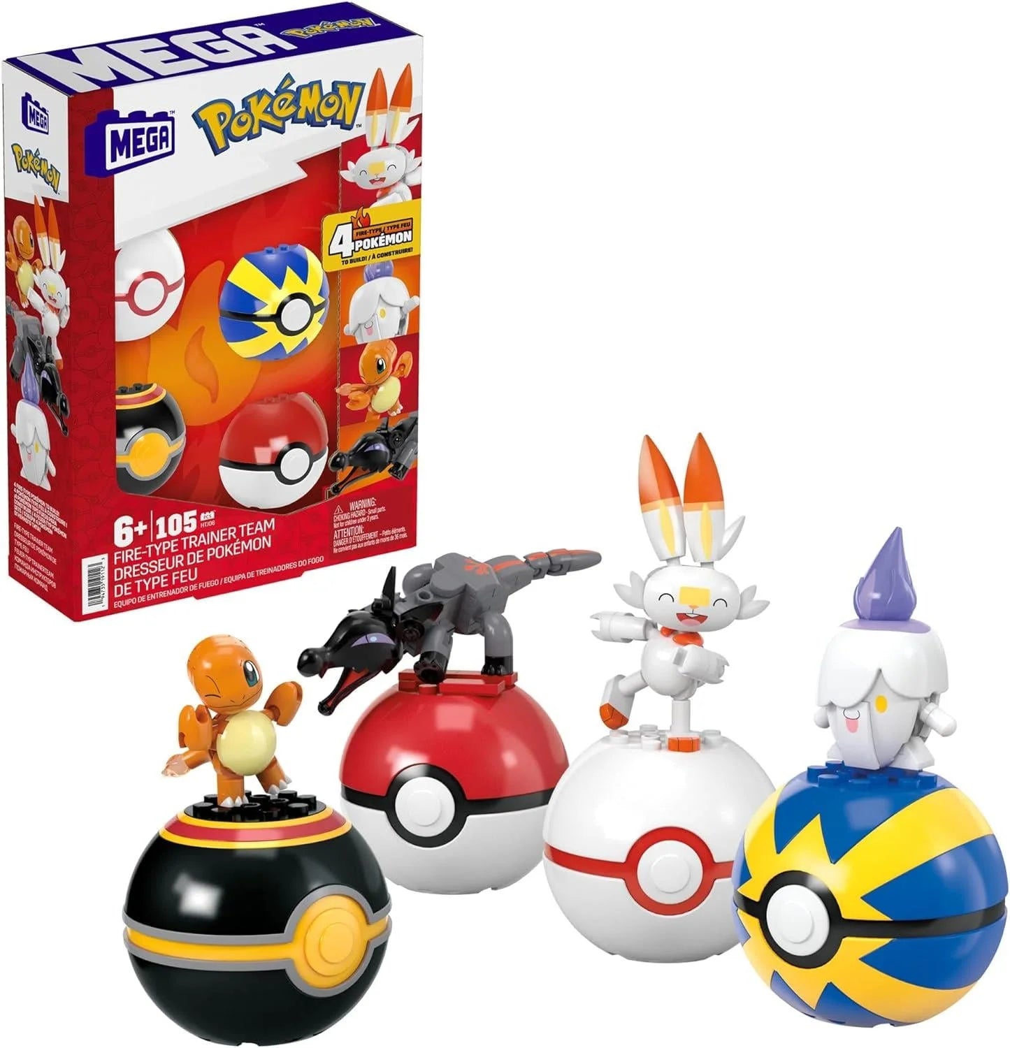 MEGA Pokémon Ateş Tipi Eğitmen Takımı HTJ06 | Toysall